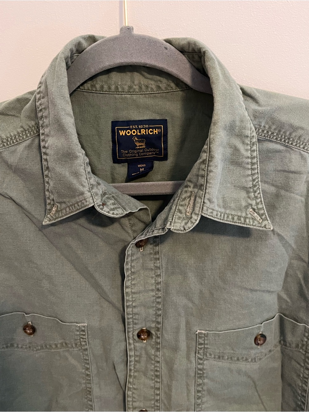 Woolrich Men's Olive Utility Shirt